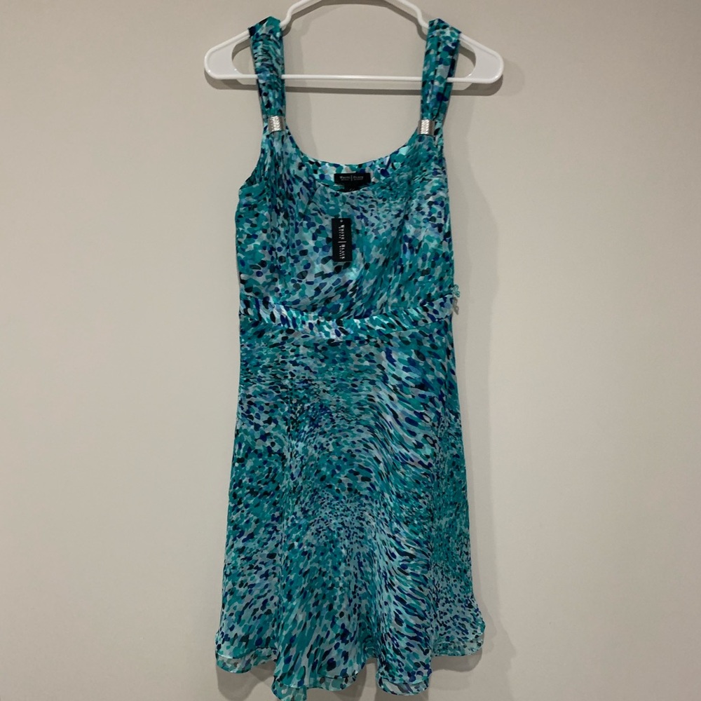 NWT White House Black Market Confetti Dress Size 8